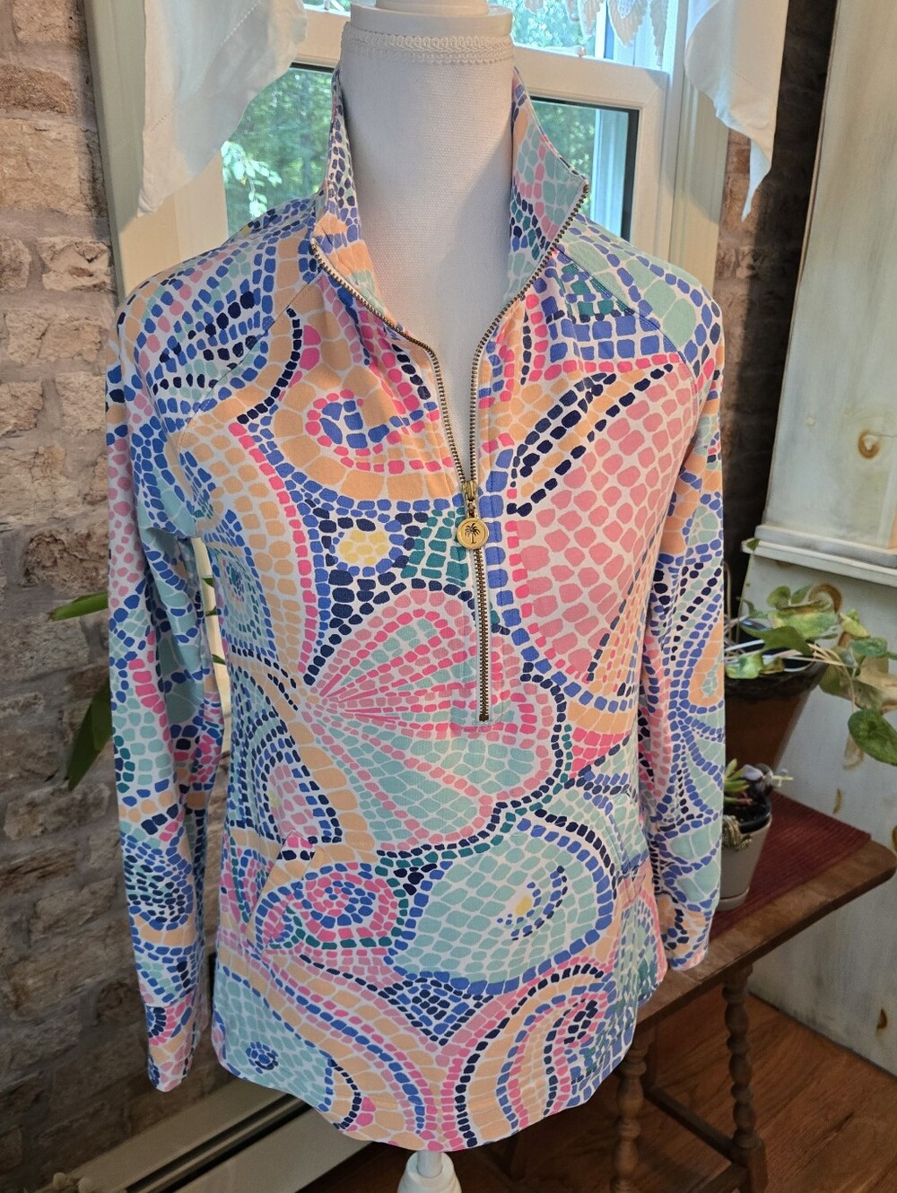Lilly Pulitzer Women's Size XS Zip Up Sweatshirt